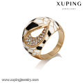 14395 xuping fashion product new design big ring in 18k plating with copper alloy for women